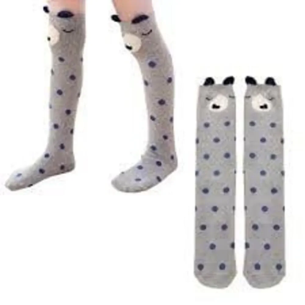 Kids Girls Knee High Socks Long Crazy Silly Fun Cute Tall Animal Socks bundle